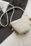 Ethnic Style Woven Single Shoulder Diagonal Cross Bag
