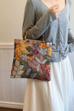 Colorful Sequin Retro Embroidered Handbag