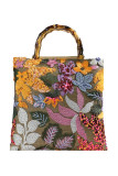 Colorful Sequin Retro Embroidered Handbag