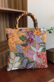 Colorful Sequin Retro Embroidered Handbag