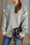 Round Neck Loose Versatile Thick Warm Pullover Sweater