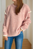 Round Neck Loose Versatile Thick Warm Pullover Sweater