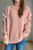 Round Neck Loose Versatile Thick Warm Pullover Sweater