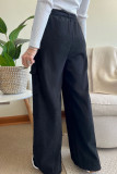 Solid Color Corduroy Loose Wide Leg Pants