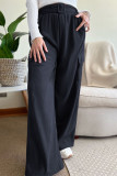Solid Color Corduroy Loose Wide Leg Pants