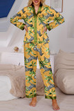 Leopard Print Zebra Print Shirt Pants Two-Piece Set Pajamas