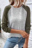 Large Size Round Neck Long Sleeved Sweatshirt