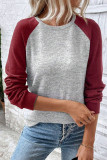Large Size Round Neck Long Sleeved Sweatshirt