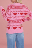 Christmas Printed Round Neck Long Sleeved Sweater