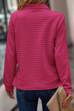 Solid Color Stand Up Collar Zipper Loose Hoodie