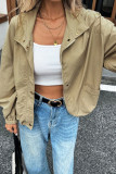 Solid Color Lapel Long Sleeved Assault Suit
