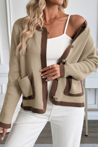 Vintage Versatile Small Fragrance Knitted Cardigan Sweater