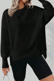 Round Neck Long Sleeved Loose Versatile Hoodie