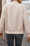 Jacquard Long Sleeved Cardigan Jacket