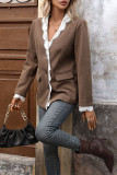 Lace Long Sleeved Suit Cardigan Jacket
