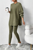Loose Hooded Long Sleeved Pants Two-piece Set