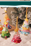 Christmas Tree Ornament Plush Car Pendant