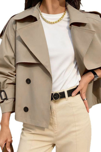 Long Sleeved Short Windbreaker Jacket