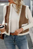 Autumn Winter Plush Sleeveless Cardigan Vest