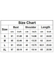 Solid Color Sleeveless Waistband Vest