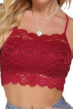 Solid Color Lace Camisole Strapless Vest