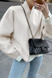 Solid Color Long Sleeved Cardigan Jacket