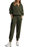Zipper Sweatshirt Long Pants Sports Two-piece Set