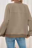 Solid Color Cardigan Long Sleeved Jacket