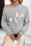 3D Biomimetic Flower Long Sleeved Hoodie
