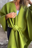 Large Size Long Sleeved Waist Cinching Cloak
