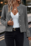 Large Size Long Sleeved Cardigan Jacket