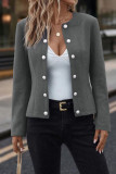 Large Size Long Sleeved Cardigan Jacket