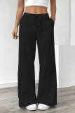 Striped Casual Versatile Loose Wide Leg Pants