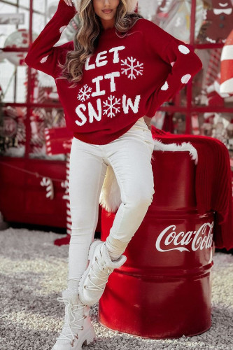 Christmas Round Neck Long Sleeved Sweater