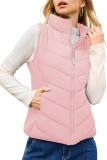 Large Size Solid Color Sleeveless Vest Cotton Jacket
