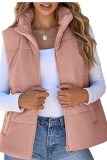 Corduroy Solid Color Sleeveless Cotton Vest