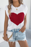 Valentine's Day Love Printed Short Sleeve Knitted Shirt