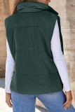Corduroy Solid Color Sleeveless Cotton Vest
