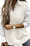 V-neck Sleeveless Vest Sweater