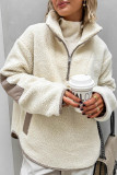 Polar Fleece Solid Color Long Sleeved Sweatshirt