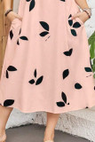 Large Size V Neck  Pocket Dress