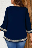 Vintage Ethnic Style Printed Long Sleeved Shirt