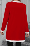 Solid Color Button Long Sleeved Cardigan Jacket