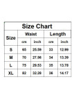 Solid Color High Elastic Waist Shorts