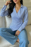 Striped Shirt Autumn Long Sleeve