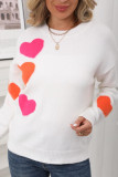 Valentine's Day Love Jacquard Long Sleeve Sweater