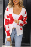 Valentine's Day Love Long Sleeve Cardigan Sweater