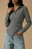 Striped Shirt Autumn Long Sleeve