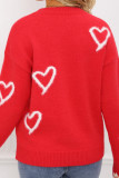 Valentine's Day Heart-shaped Loose Sweater