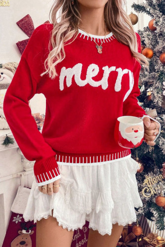 New Christmas Long Sleeved Knitted Sweater